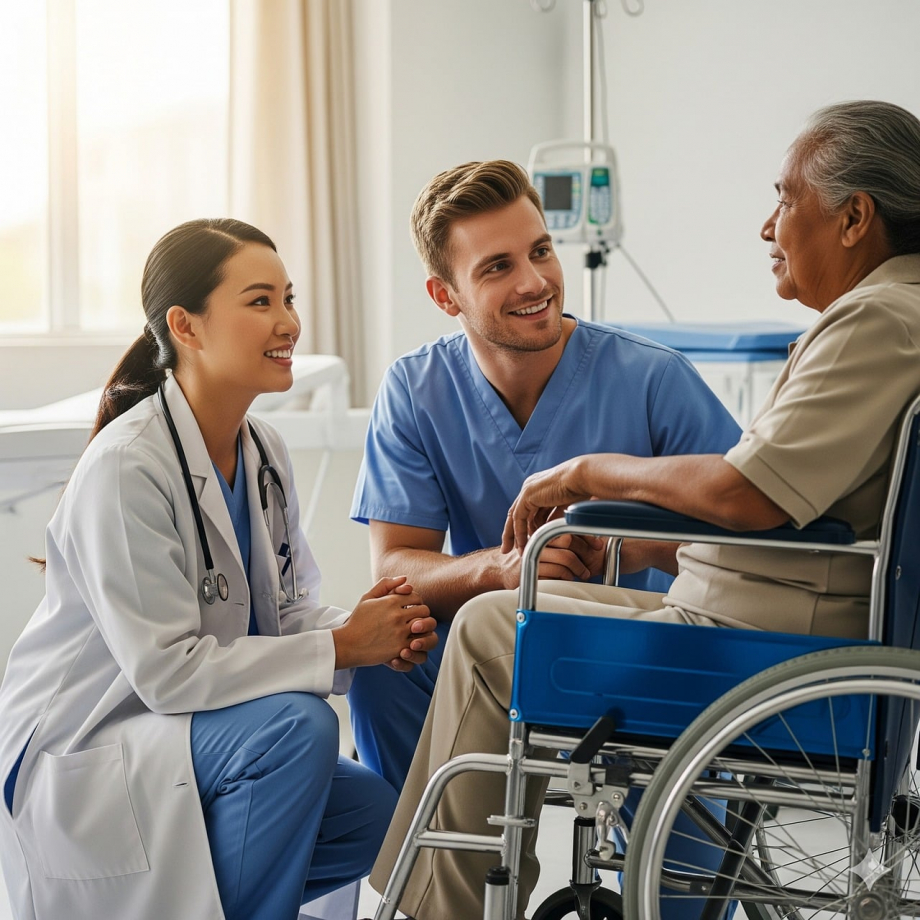 Auxiliary Nursing - hands-on patient and elderly care